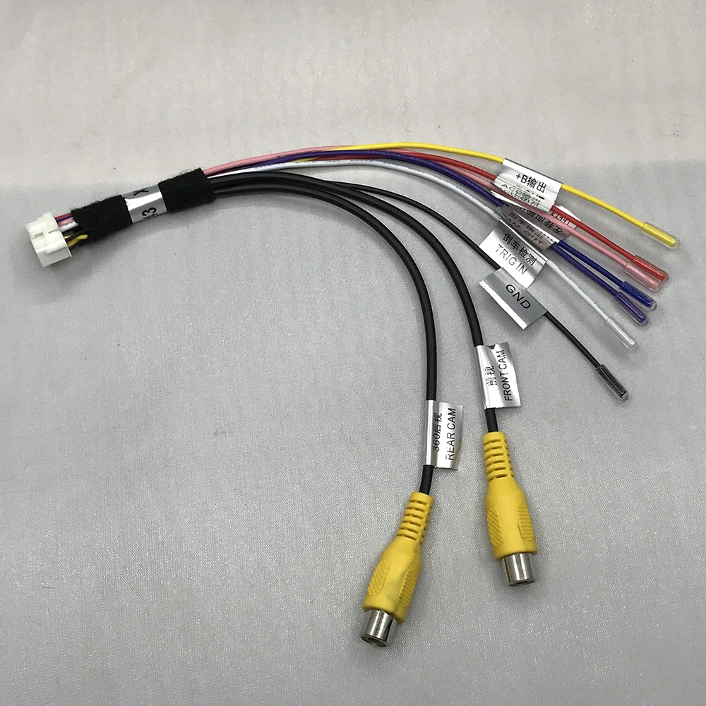 Car Smart Reversing Track Rear View Camera Interface External Video Sources Connector For Audi A6 MIB2 System