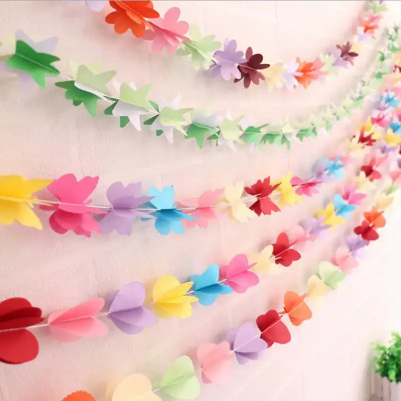 Tissue paper garland decorations Clearance