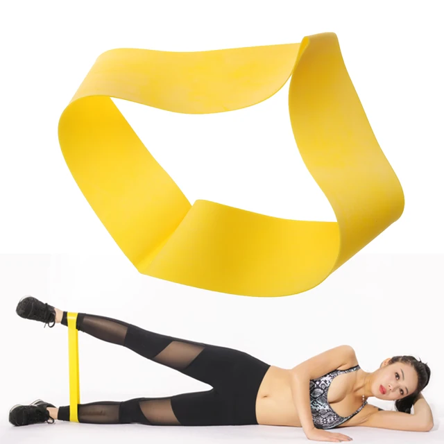 resistance band pulling ring gym yoga sport workout training
