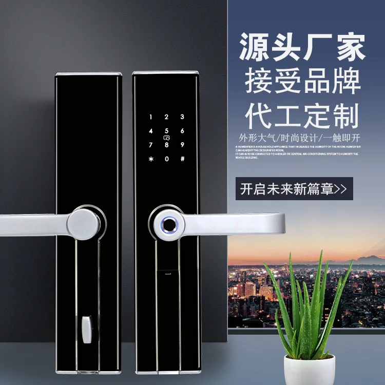 

Padlock For Intelligent Fingerprint Lock Anti-theft Combination Semiconductor Semi-automatic Custom Oem Manufacturer Support
