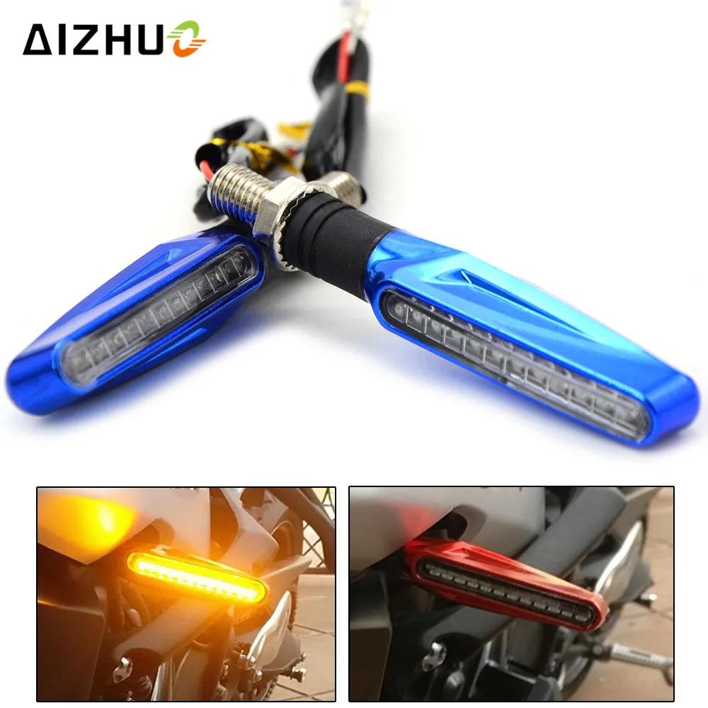 

Motorcycle Turn Signal Light Flexible 12 LED Flashing Indicators Blinkers light for 990 SMR 990 SMT BMW F650GS F700GS F800GS