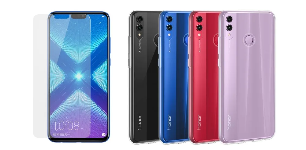 Honor 8X мобильный телефон 6,5 дюймов 1080x2340p FHD экран Kirin 710 Восьмиядерный фронтальная камера 16,0 Мп google play 3750 мАч батарея