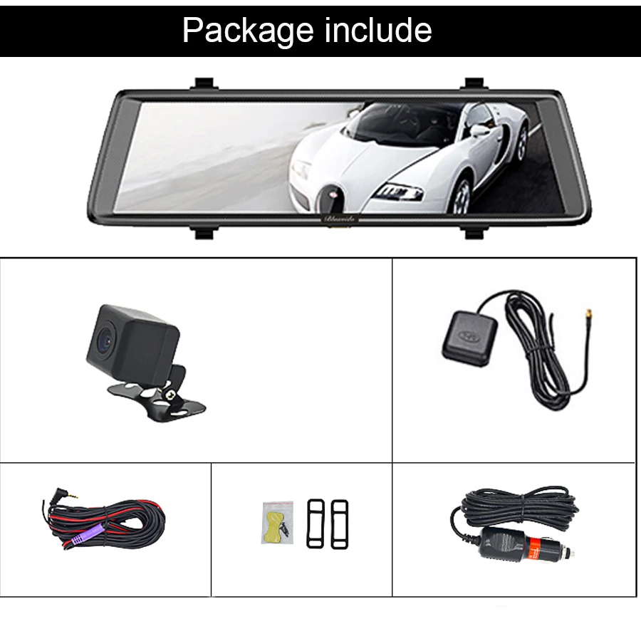 Bluavido-10-4G-dashcam-Android-mirror-dvr-GPS-navigation-ADAS-Full-HD-1080P-car-video-recorder