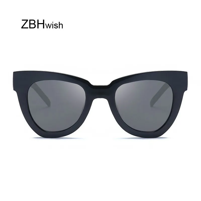 

Sexy Cat Eye Sunglasses Women Brand Designer Mirror Sun Glasses Ladies Round Lens Shades For Female Eyewear