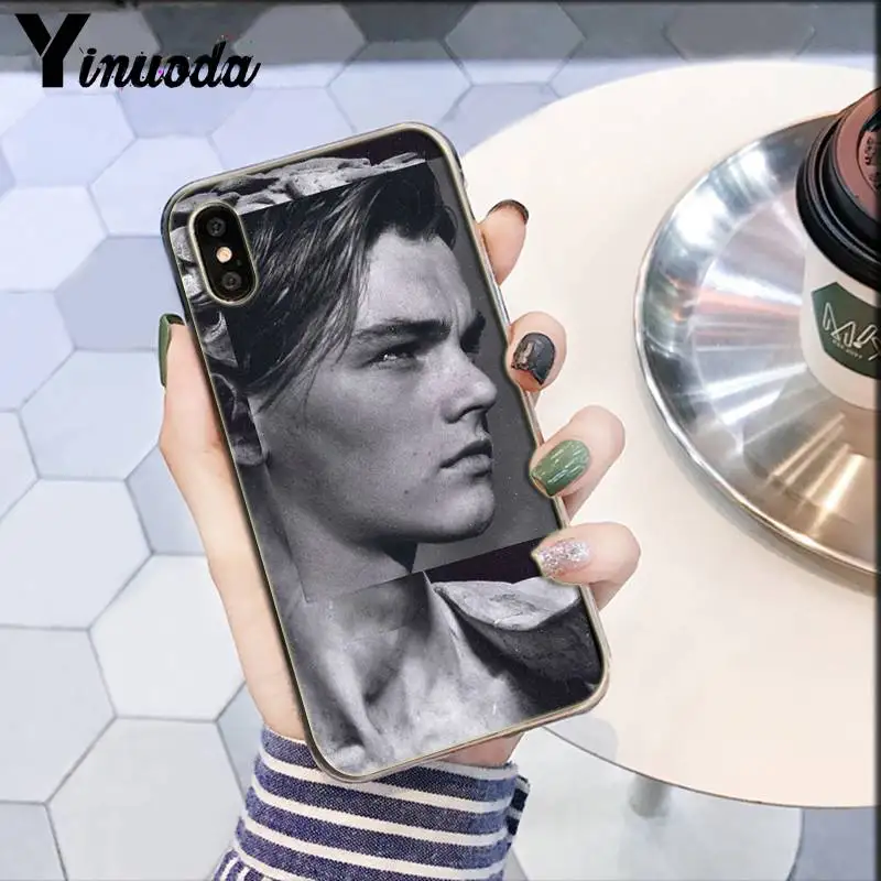 Yinuoda Leonardo Di Caprio young leo чехол для телефона с узором для iPhone 6S 6plus 7plus 8 8Plus X Xs MAX 5 5S XR 11 11pro 11promax