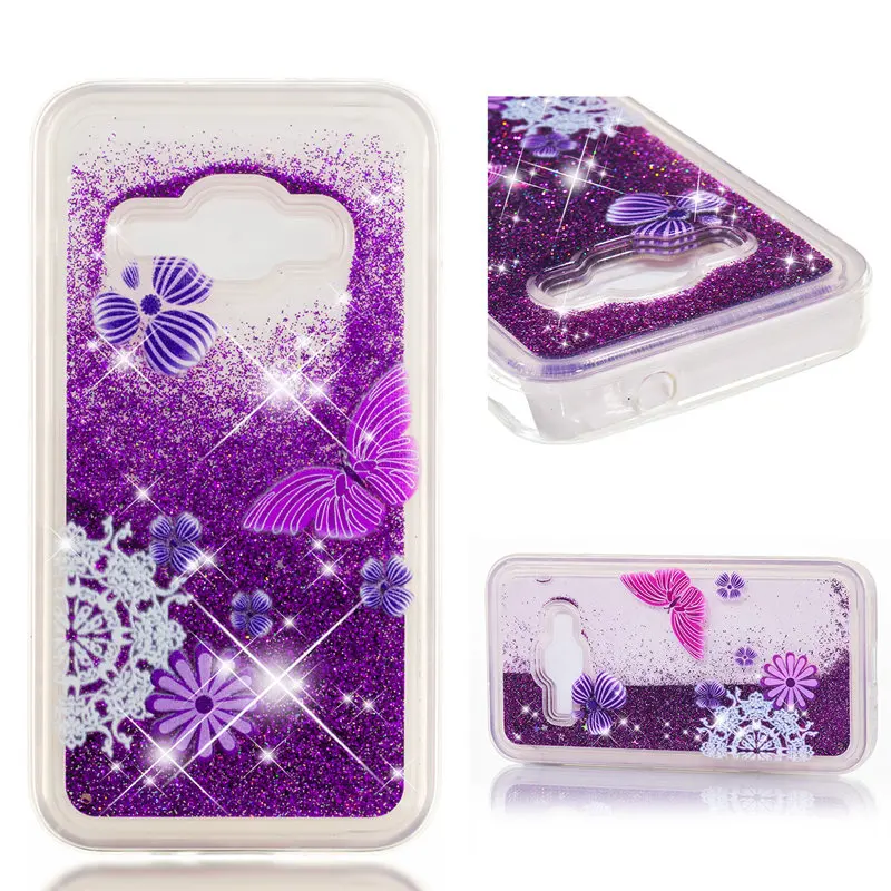 J1 2016 Case For Samsung Galaxy J1 2016 J120 J120F J1(6) SM-J120F/DS  Cover For Samsung S9 Plus Cases Liquid Glitter Shell