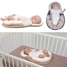 Buy Newbern Baby Pillow Infant Newborn Mattress Pillow Baby Sleep Positioning Pad Prevent Flat Head Shape Anti Roll Shaping Pillows Free Shipping