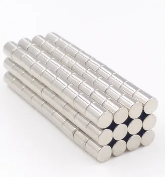 

200pcs 4 x 4 mm Round Super Strong Craft Art Magnets 6x2 Rare Earth Neodymium Magnet 4*4mm