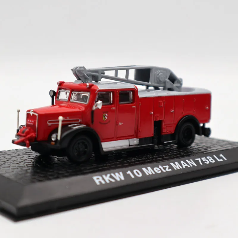 Fire Engine Atlas Stobart Maxim Dodge Opel MB Iveco Magirus Metz Krupp DAF Pump Emergency Vehicle Diecast Models Toys Car