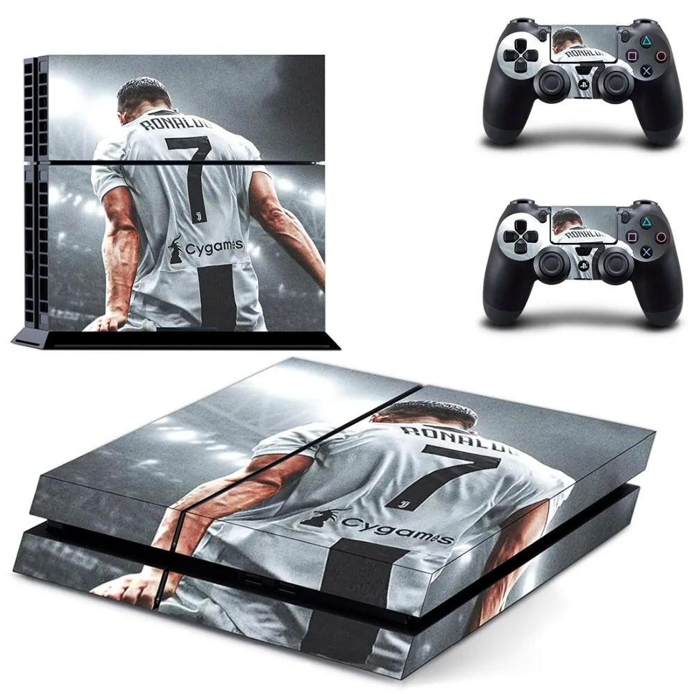 

Cristiano Ronaldo CR7 PS4 Skin Sticker Decal Vinyl for Sony Playstation 4 Console and 2 Controllers PS4 Skin Sticker