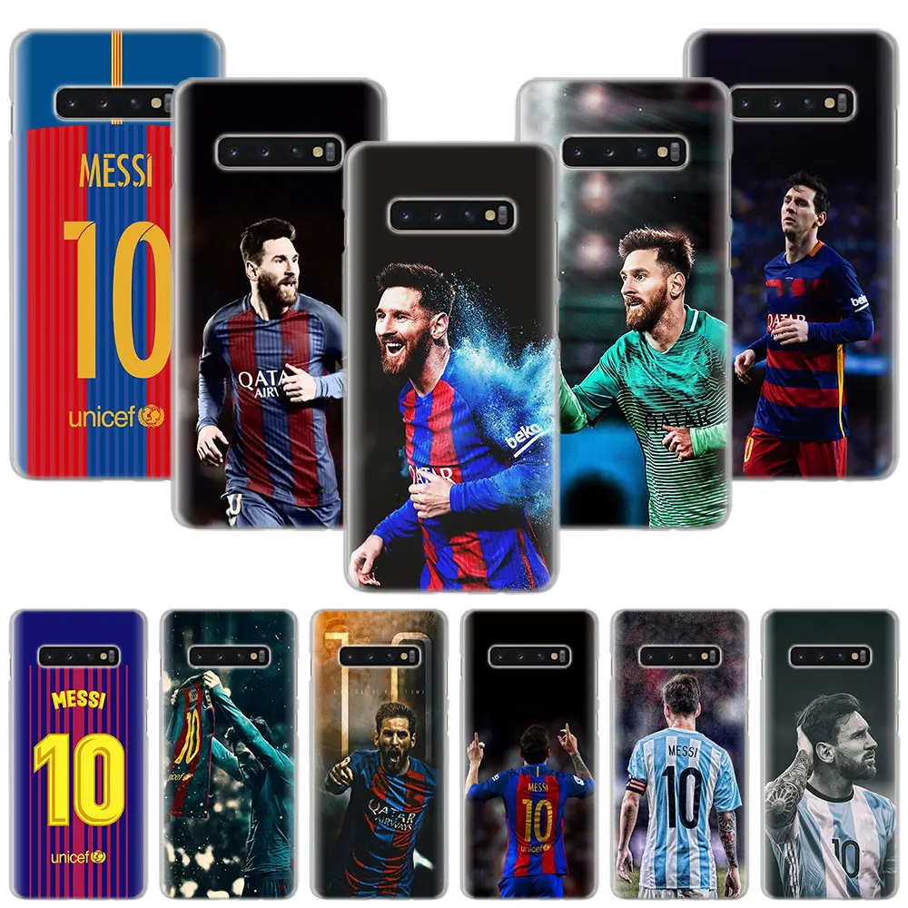 

Barcelona Lionel Messi Phone Cases for Samsung Galaxy S8 S9 S10 Plus S10e M10 M20 S6 S7 Edge Hard PC case cover