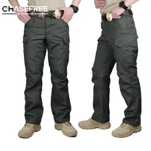 Мужские повседневные брюки-карго, армейские военные рабочие хлопковые мужские брюки, тактические брюки для военных игр