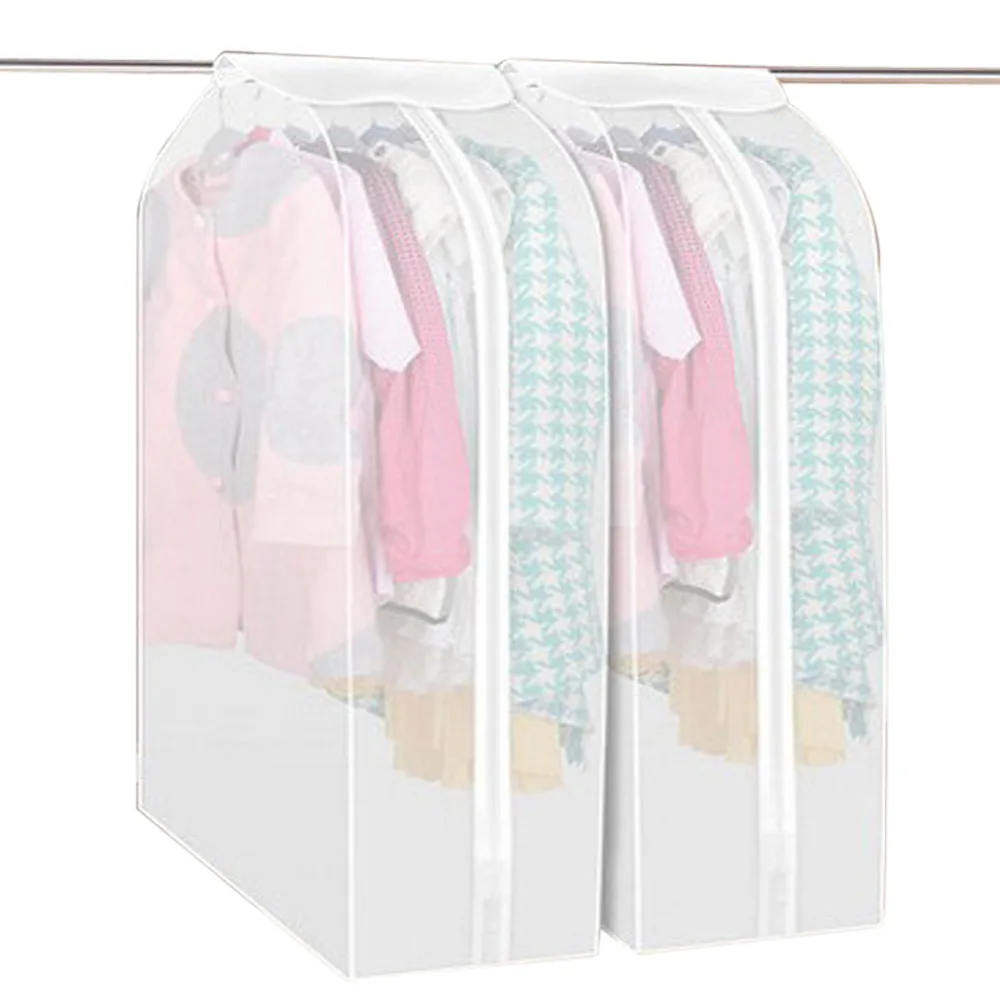 

Dustproof Cloth Cover Bag Hanging Storage Organizer Waterproof Suit Coat Dust Cover Protector Wardrobe Clothes Storage Bag