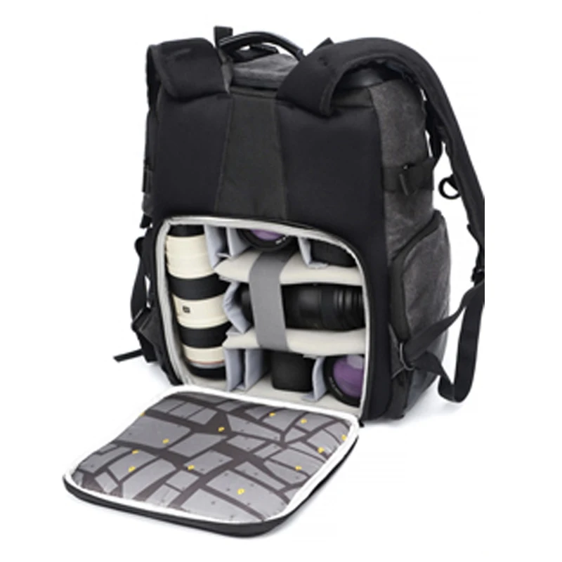 

National Geographic Canvas Waterproof Camera Backpack Large Capacity Bag Laptop Bags Video Large Capacity Dust-proof Camera Bag