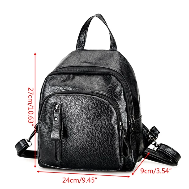 

1Pc Fashion Teenagers Girls Pretty Small Black Fashion Backpacks School Bags High Quality Backpack