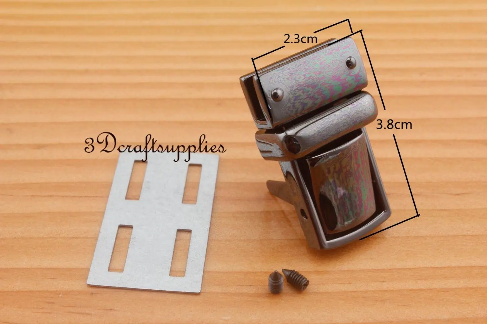 

purse lock wallet purse locks gunmetal 23 mm x 38 mm N53