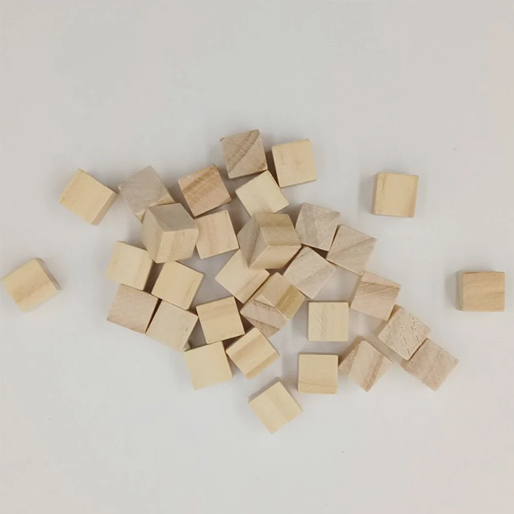 DIY Квадратные блоки ремесла украшения детские игрушки украшения Мини Деревянные Подарочные кубики