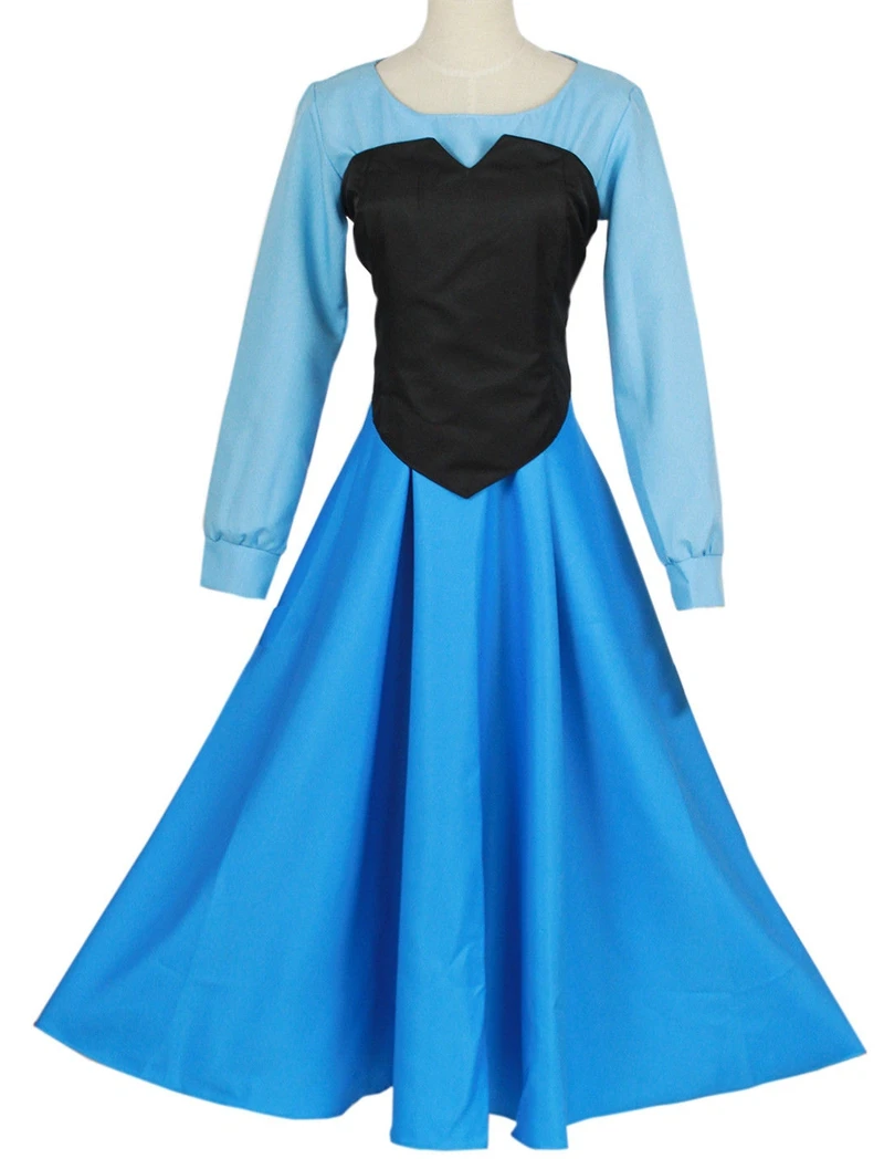 The Little Mermaid Ariel Mermaid Princess Beauty Uniform Cloth Dress Halloween Cosplay Costume for woman girl party dress