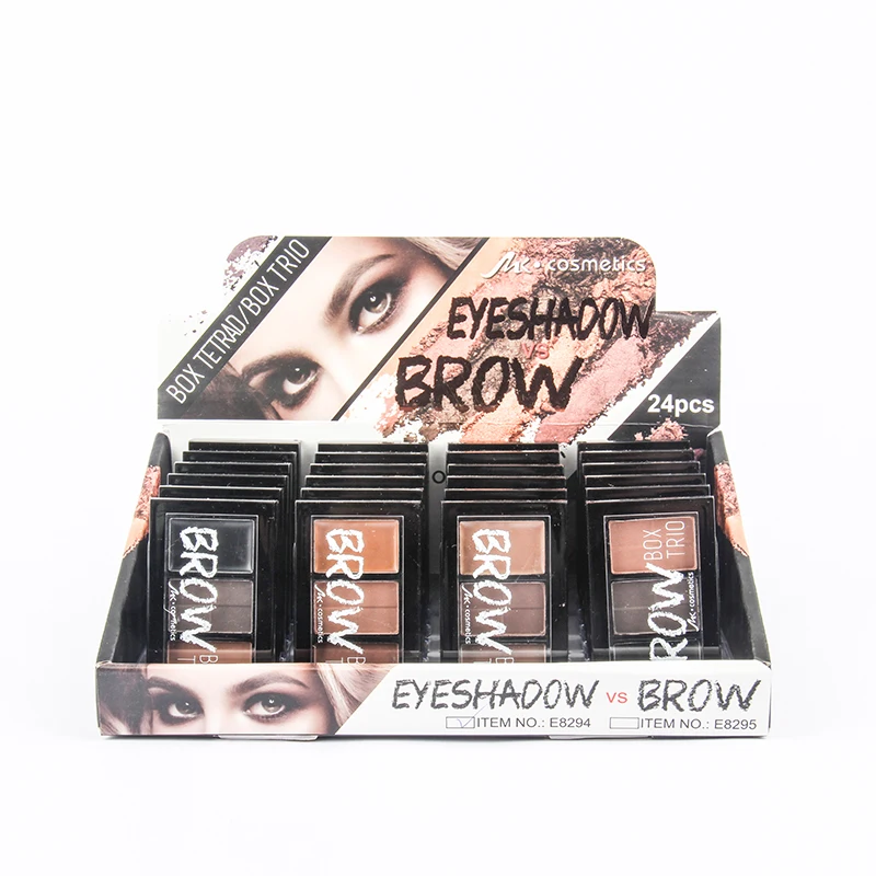 

MK 24pcs/set Pro Eyebrow Enhancer Eye Brow Makeup Waterproof Eyebrow Powder Eye Shadow Eyebrow Palette with Brush Make Up Kits