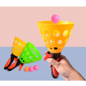 

Outdoor Sports Games Ball Toys for Children Throwing And Catching The Ball Set Parent-child Interactive Catch Ball Toys Gift