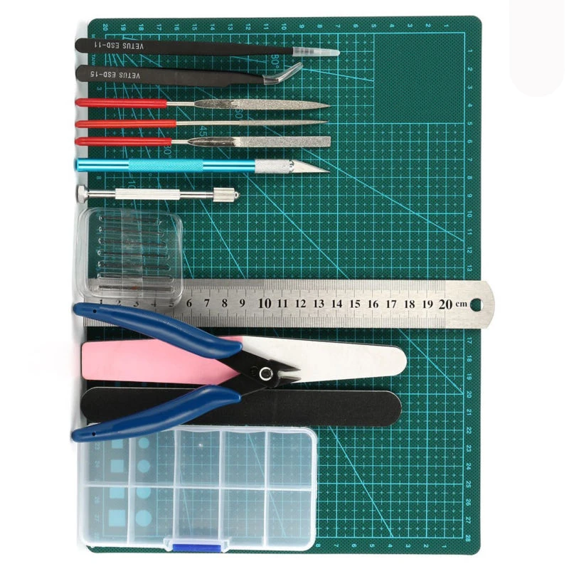 

Basic tools Modeler tools Building kit For Grinding craft gundam Gift Decoration making Model Storage Portable