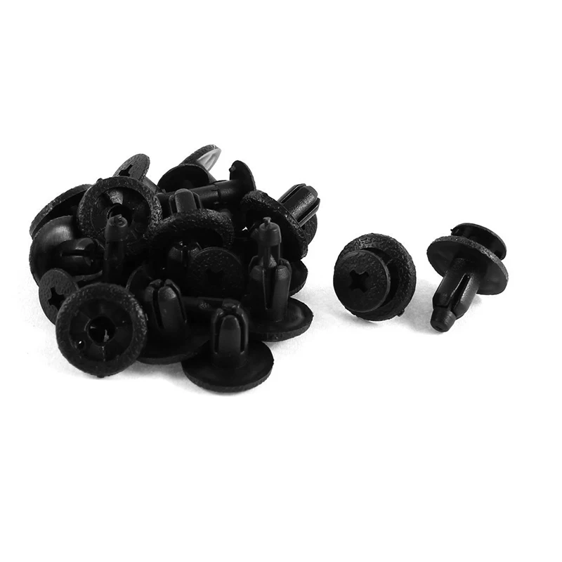 15Pcs Car 6mm Hole Plastic Rivet Trim Panel Clipsin Rivets from Home