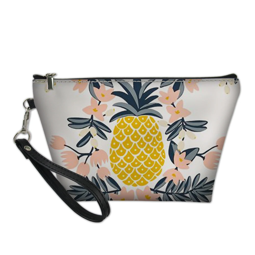 T0448Z8 FORUDESIGNS, ананас, косметичка для женщин, девушек, для путешествий, необходимого макияжа сумка-Органайзер, красивый чехол, сумочка, клатч - Цвет: T0448Z8