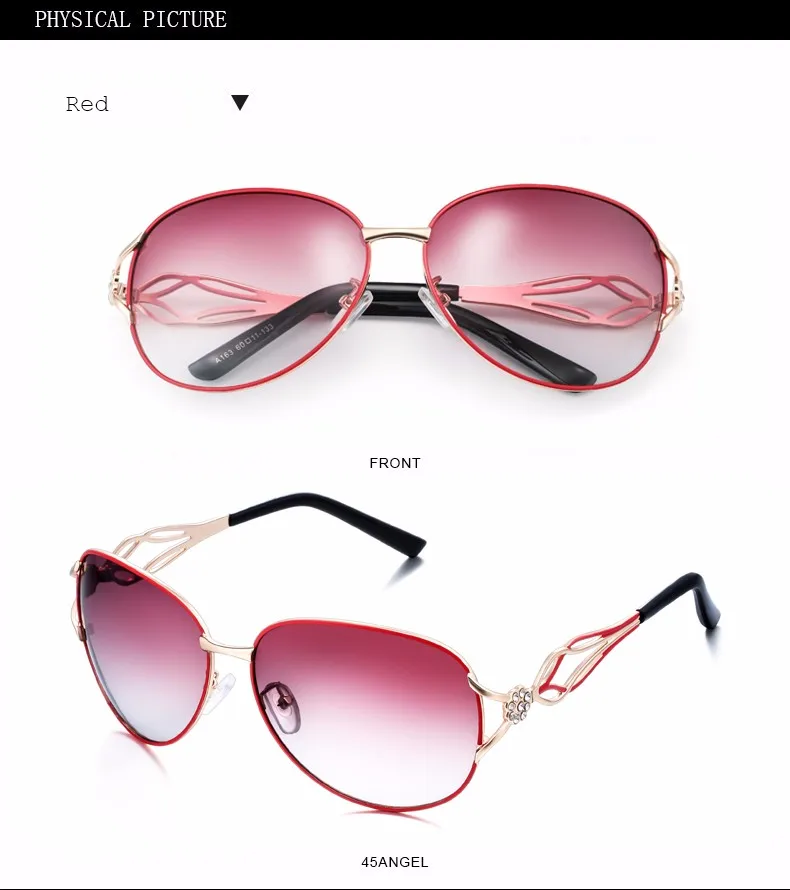FEIDU новые брендовые классические женские поляризационные солнцезащитные очки Винтажные Солнцезащитные очки с градиентными линзами женские очки для вождения женские очки с коробкой