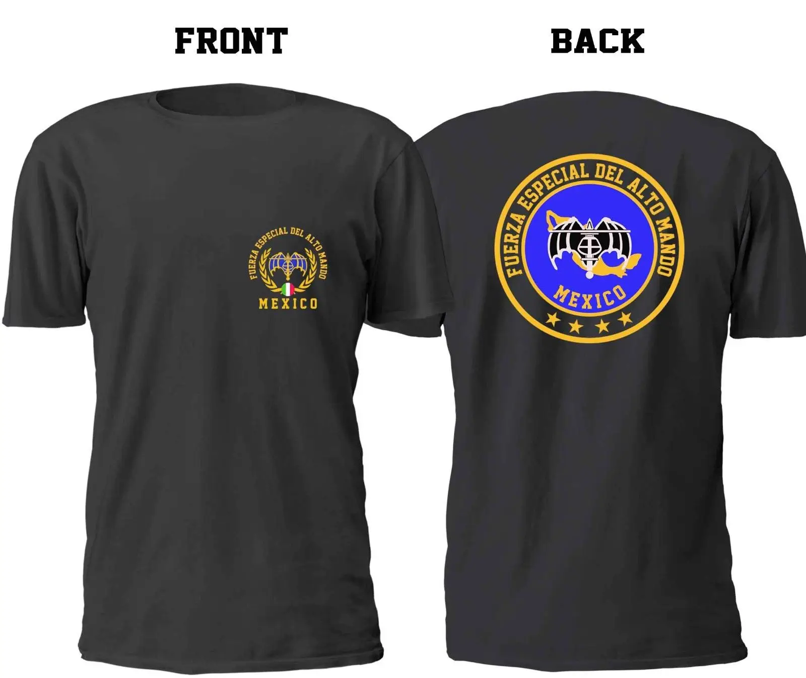 

2019 New Fashion Men Tee Shirt Mexico Special Force Cuerpo de Fuerzas Especiales T shirt Size S-4XL