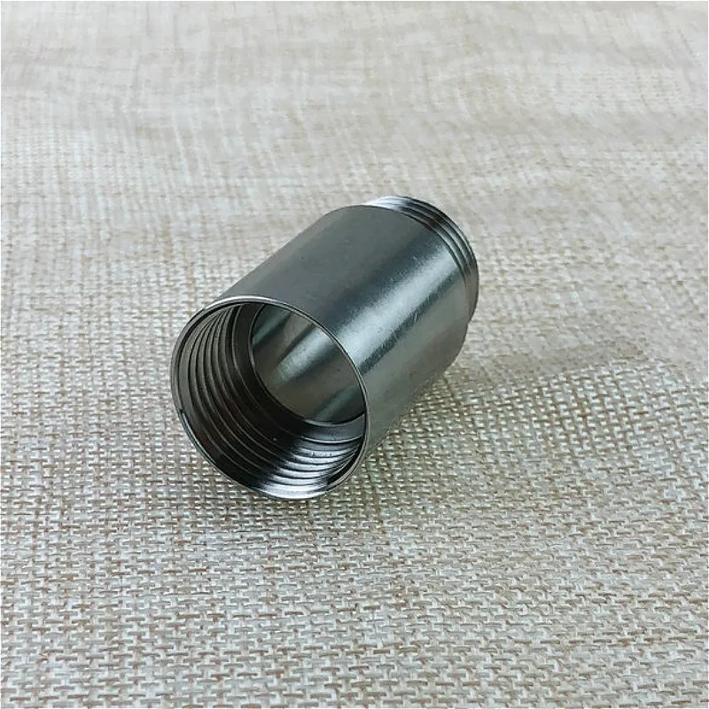 

Stainless steel G5/8 female thread to 1/2" male thread adapter adjustable beer faucet ball value adapter connector 50mm length