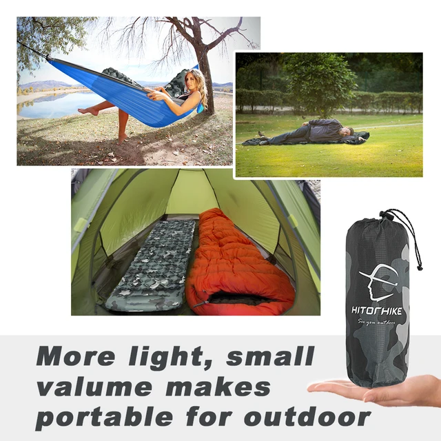 HitorHike Inflatable Sleeping Mat With Pillow  5