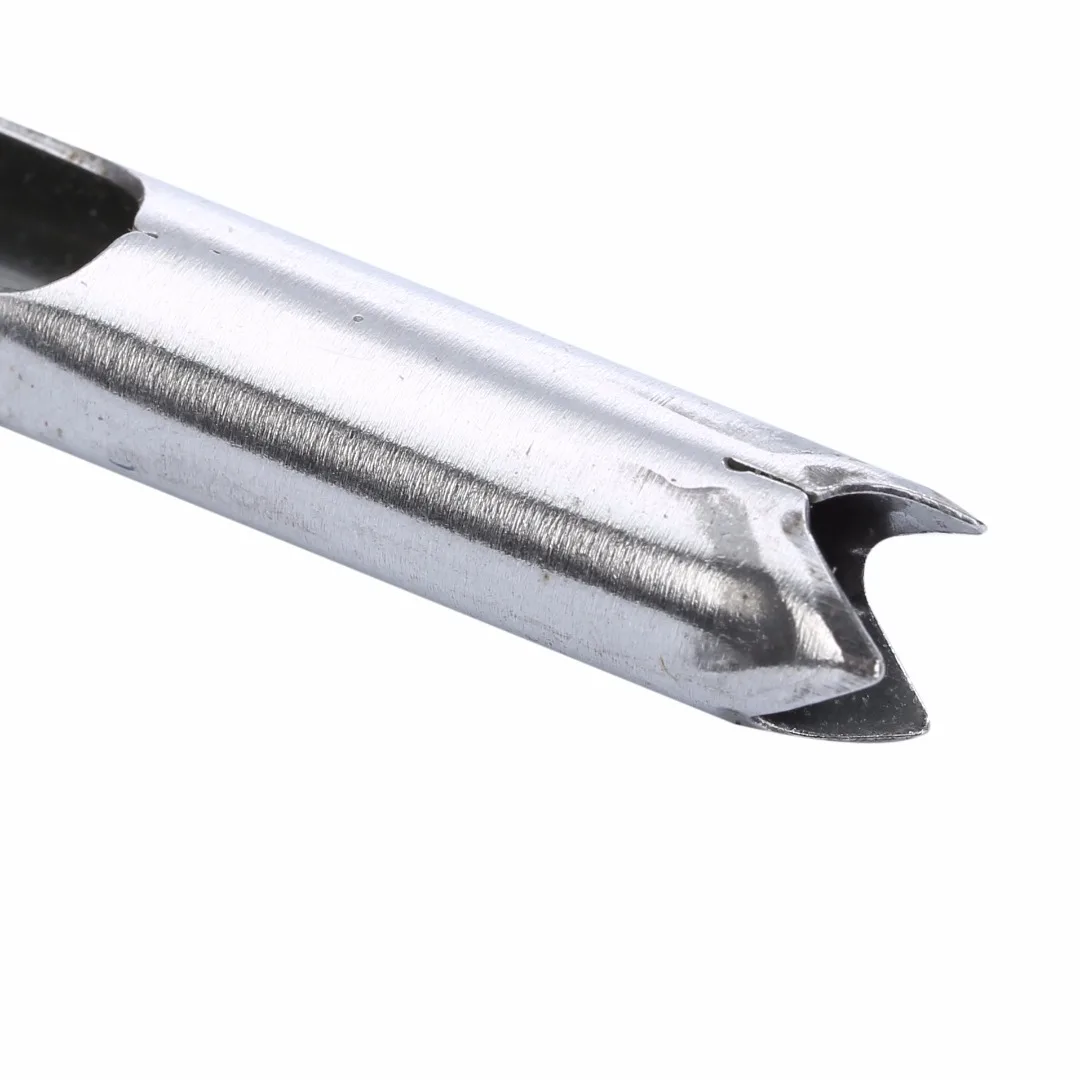 Mayitr Durable Stainless Steel Coconut Opener Opening Driller Red Handle Kitchen Cooking Tools Friut Cut Hole Tools