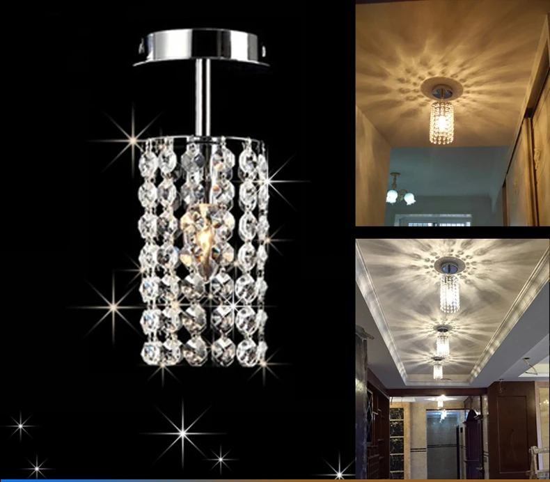 

Crystal Led Chandeliers Hallway Small Crystal Light Lamp For Ceiling Corridor Cristal Light Chandeliers Free Shipping
