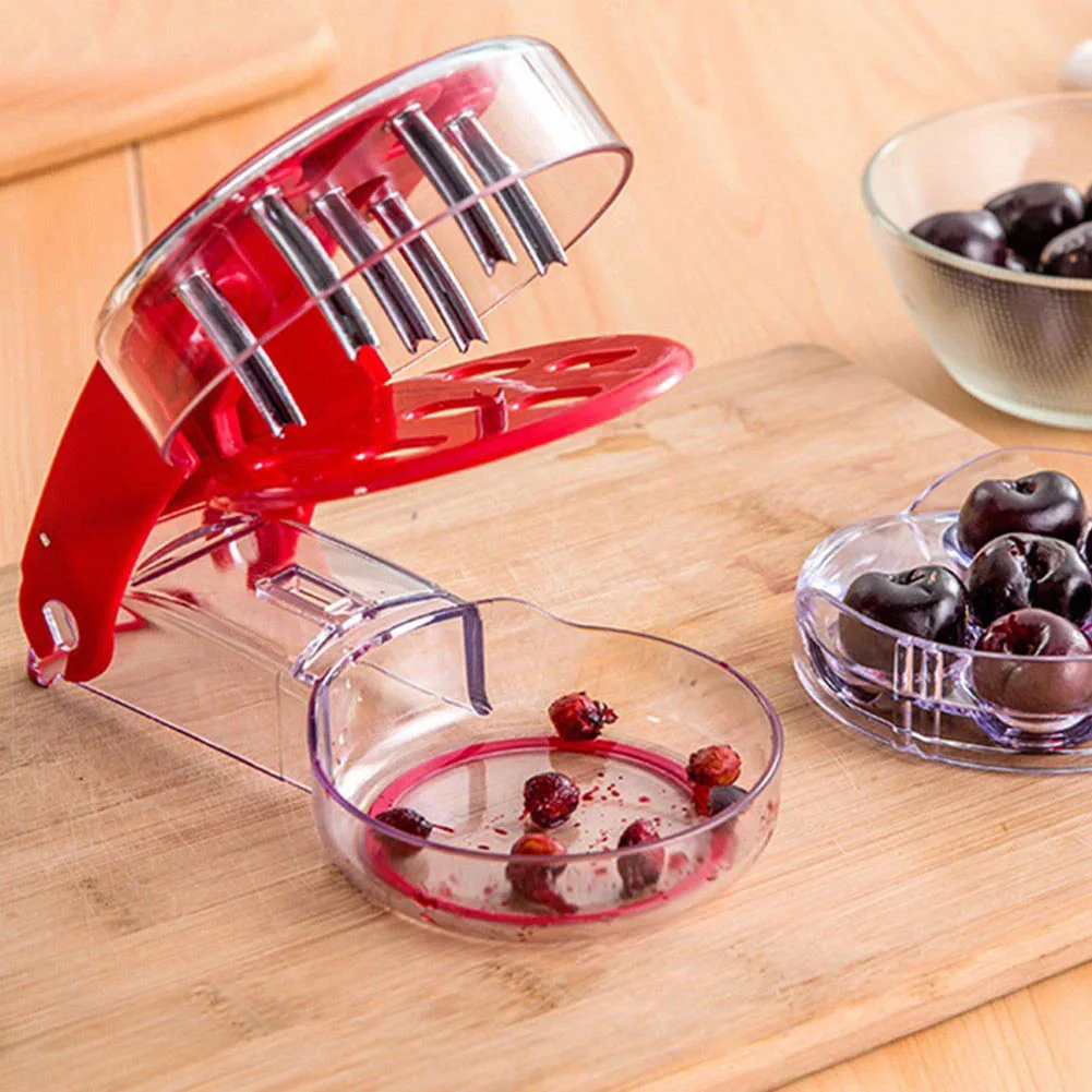 Высокопиттер для удаления семян камня вишневые оливковые ямы инструмент для кухонного корера с фруктовым сердечником Stoner UEJ