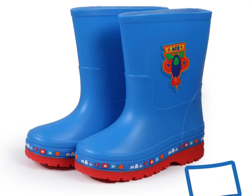 

Maggie's Walker Children Rain Boots Cute Cartoon Butterfly Lions Lovely Waterproof Antiskid Mid-calf Kids Slip-on Boots