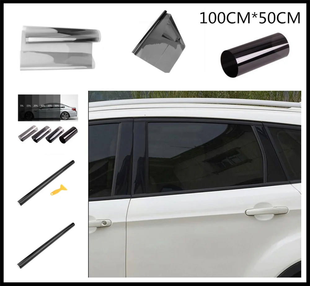 

1mx50cm car glass window solar film stickers heat insulation sunscreen for BMW E46 E39 E38 E90 E60 E36 F30 F30