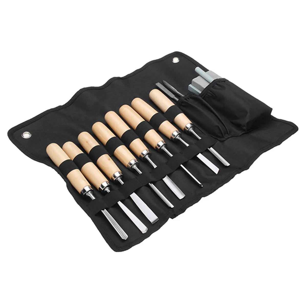 

1Set 8Pc Wood Carving-Knife Tool Set Oilstone File Woodworking-Knives Tool Kit for Woodwork and DIY Model Making Hand Tool