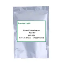 Natto Kinase5000fu экстракт порошок, растворение тромбов, здоровый