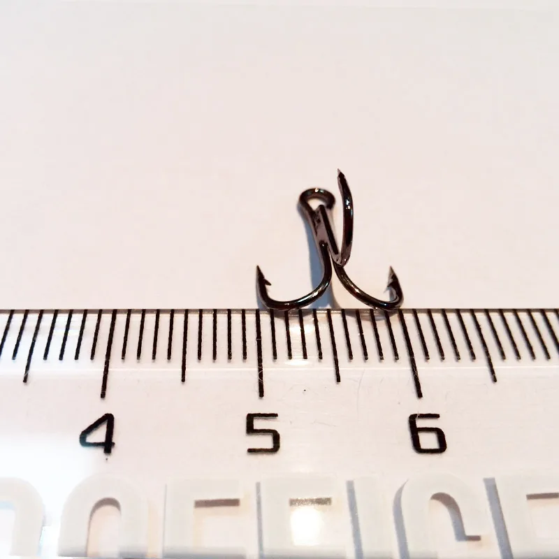 2017 fishing treble hooks size 12 high carbon steel 60pcs High quality