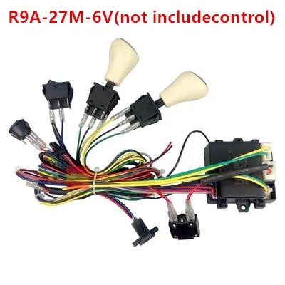 

R9A 27M 6V Children's electric car four-wheel vehicle 2.4G line device receiver remote control repair stroller accessories