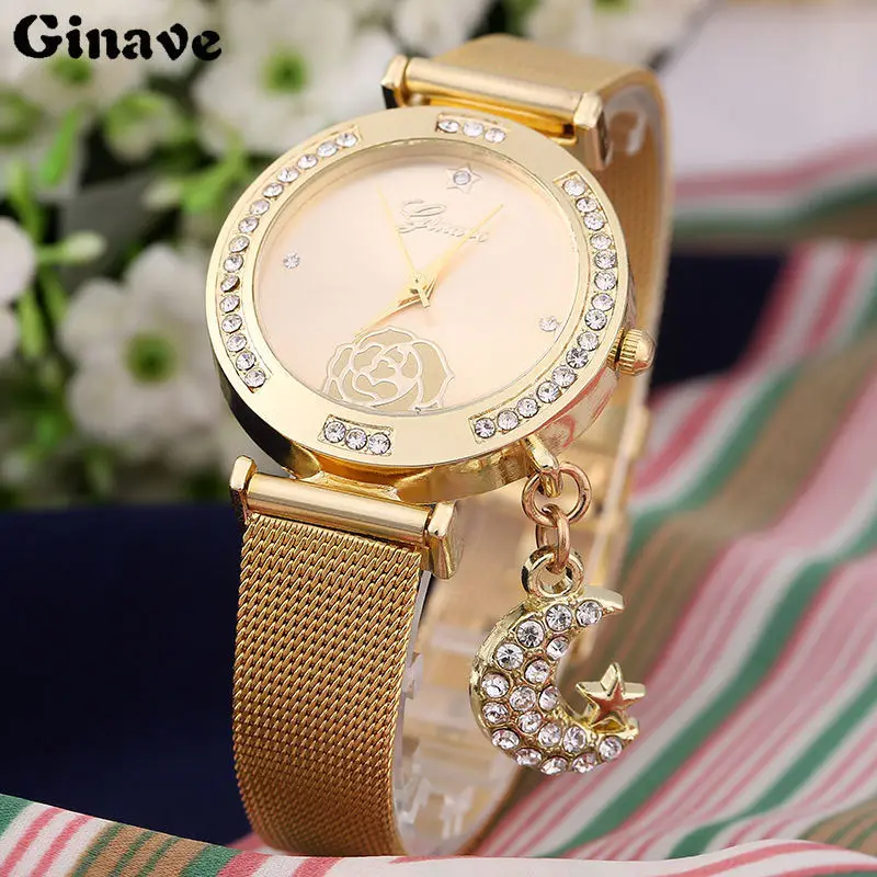 

Women Watches 2017 Brand Luxury Fashion Quartz Ladies Watch Lover Clock Rose Gold Dress Casual Watch girl relogio feminino