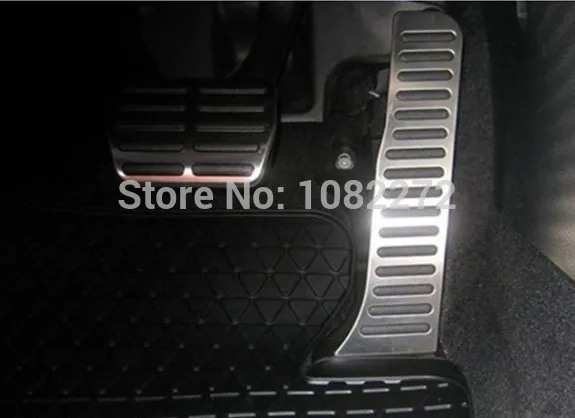 

Non Drilling ! DSG Sport Fuel Gas Brake Foot Pedal Plate Pad Set For Audi Q3 AT