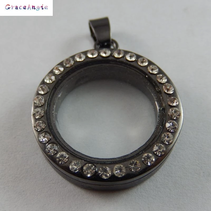 Buy GraceAngie 1pcs Round Photo Frame Charms Openable