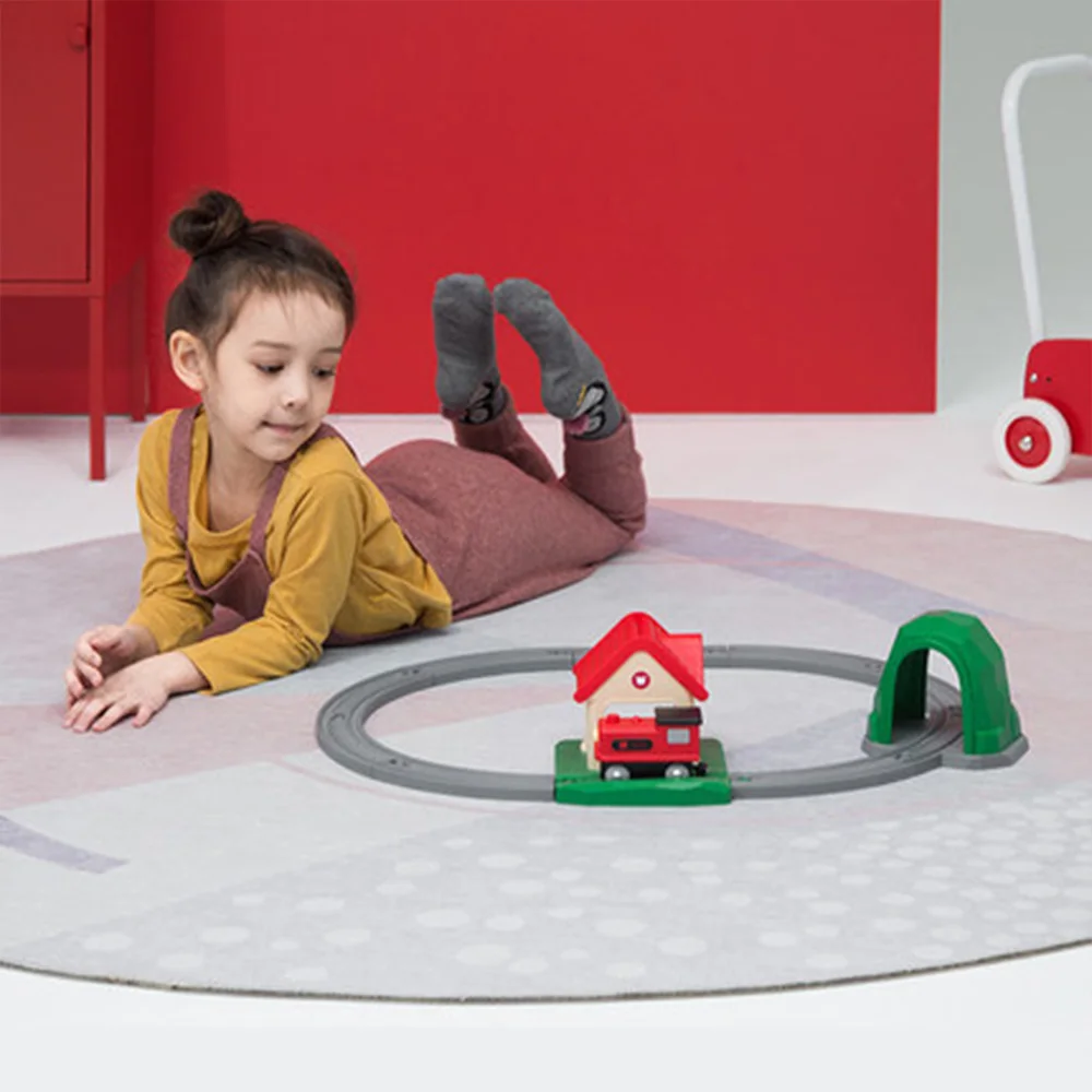 Xiaomi Mi Rabbit Track строительные блоки звук и светильник поезд набор детские игрушки