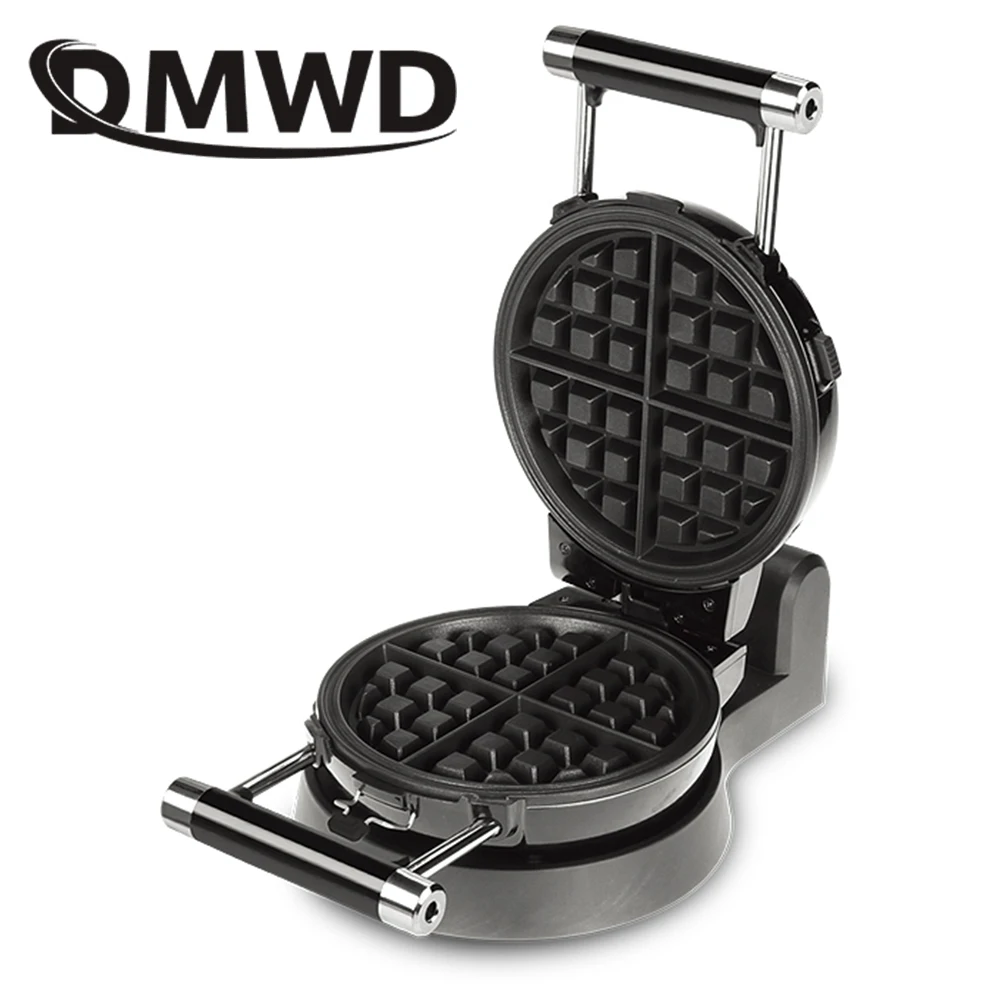 DMWD Electric Automatic Waffle Maker Rotating Breakfast Baking Machine Non-Stick Puff Cake Iron DIY Muffins Mould Bakeware Oven DMWD Electric Automatic Waffle Maker Rotating Breakfast Baking Machine Non-Stick Puff Cake Iron DIY Muffins Mould Bakeware Oven