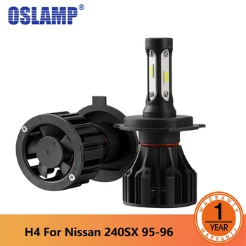 

Oslamp Led Headlight Bulbs H4/HB2/9003 Hi-Low Beam COB Led Headlights 72W 8000lm 6500K Auto Headlamp for Nissan 240SX 95-96