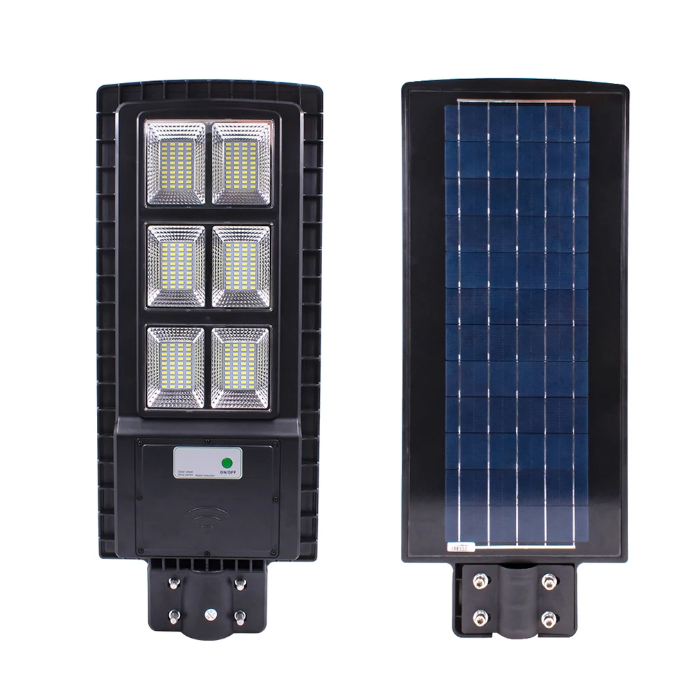 

Sensor Solar Powered LED Light Human Body Induction Lamp Black Shell Solar Light For Street Path Garden(White Light)