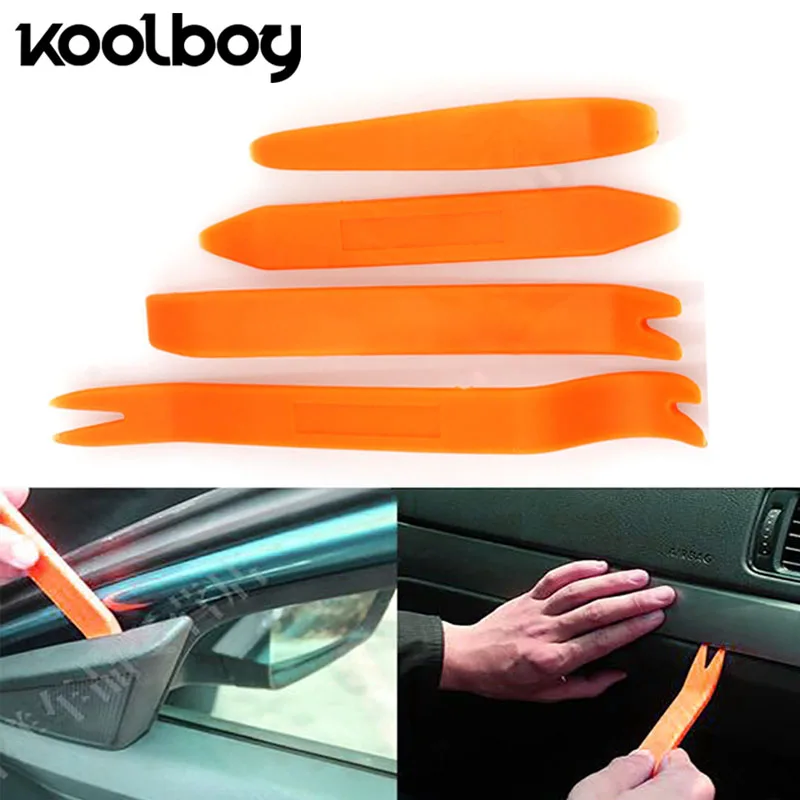 4Pcs Car Door Clip Panel Removal Tools Audio Video Dashboard Dismantle Kits Installer Pry Tool Plastic Trim Panel Repair Tools 4Pcs Car Door Clip Panel Removal Tools Audio Video Dashboard Dismantle Kits Installer Pry Tool Plastic Trim Panel Repair Tools