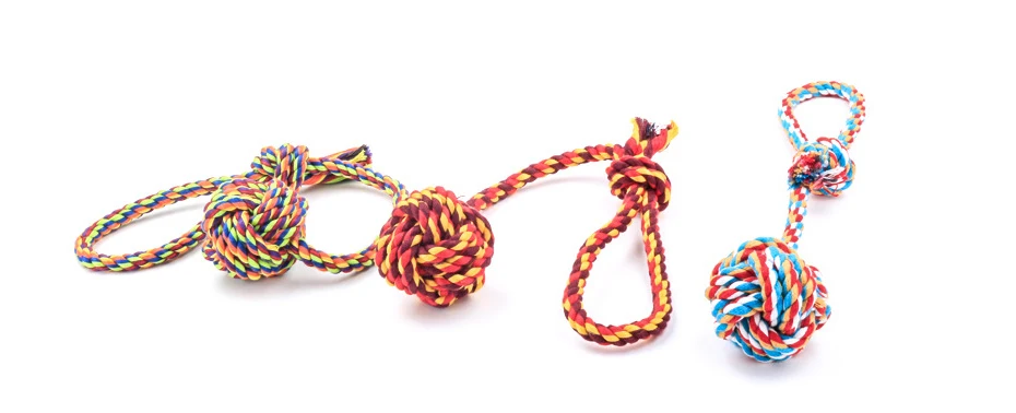 KIMHOME игрушки для домашнего животного собаки для больших собак хлопковая игрушка из веревки для собак длина 31 см рука тянет мяч собака жевательная игрушка укусы устойчивы