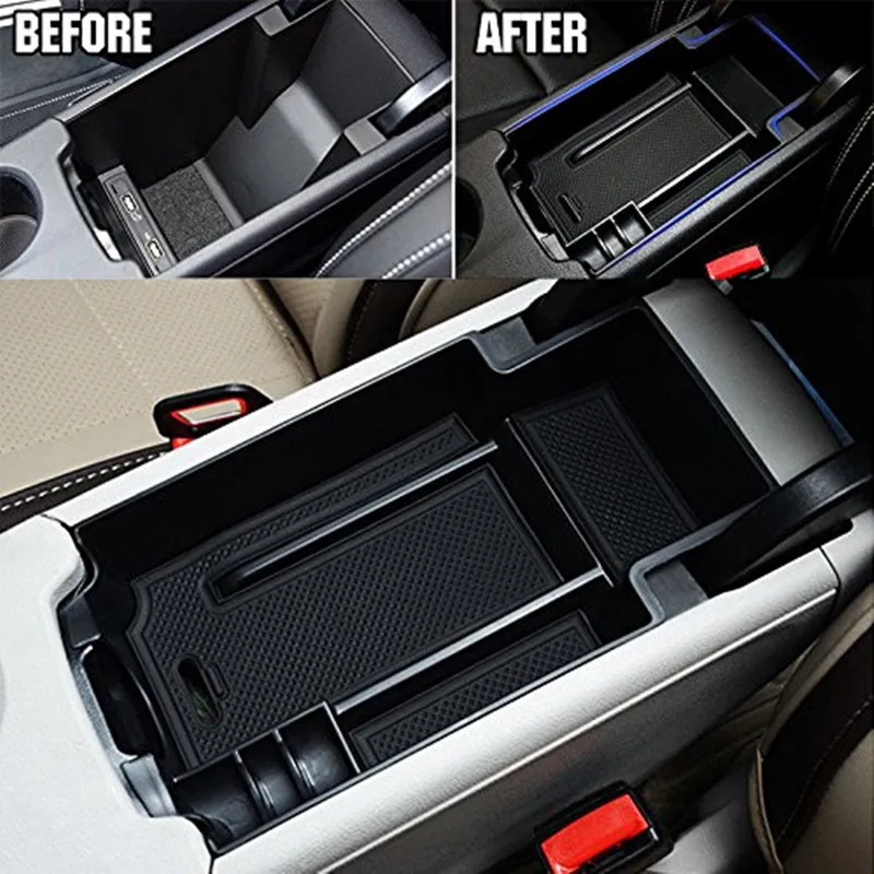 Car Organizer Interior Central Armrest Storage Box Container Tray For Mercedes Benz CLA GLA W176 A B Class A180 W246 Accessories